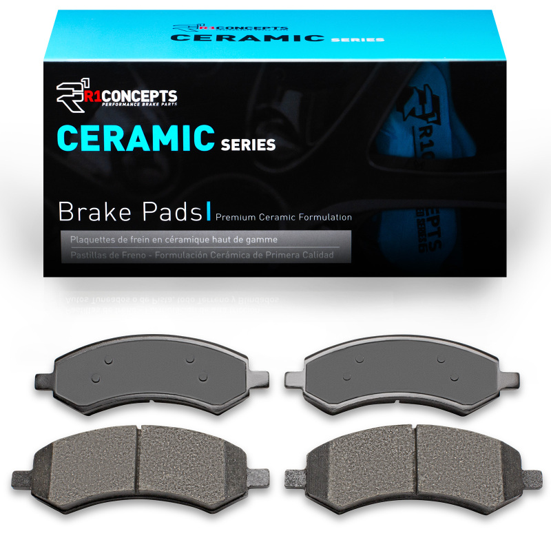 Chrysler Aspen Brake Pads - Front - R1 Concepts - Ceramic - `05-`24